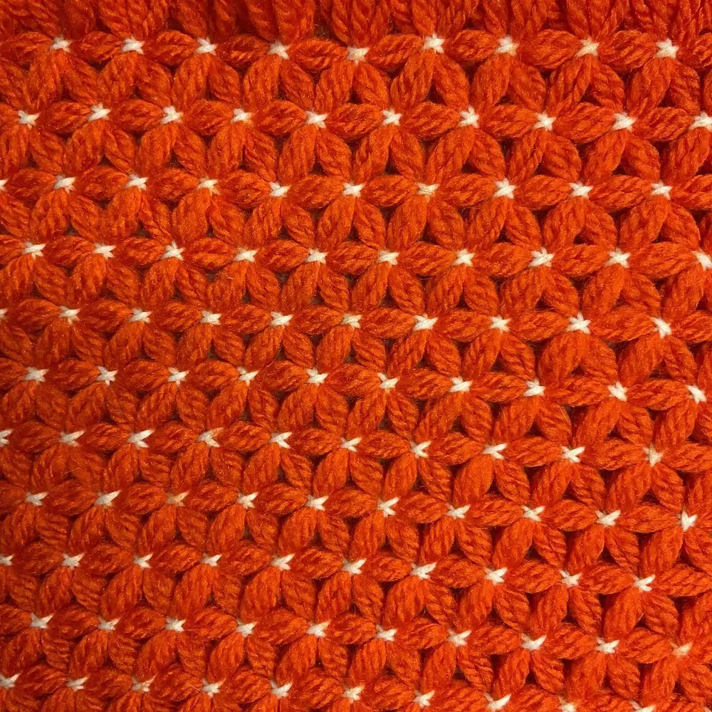 Vintage 70s 2-Piece Placemats Burnt Orange Rustic‎ Farmhouse Table Decor